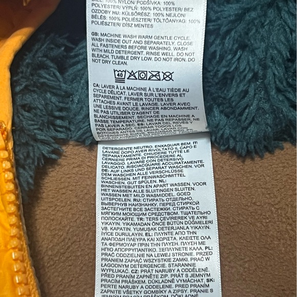 The North Face Baby 3-6 Months Thermoball One Piece Snowsuit Colorblock Lined - Picture 5 of 9